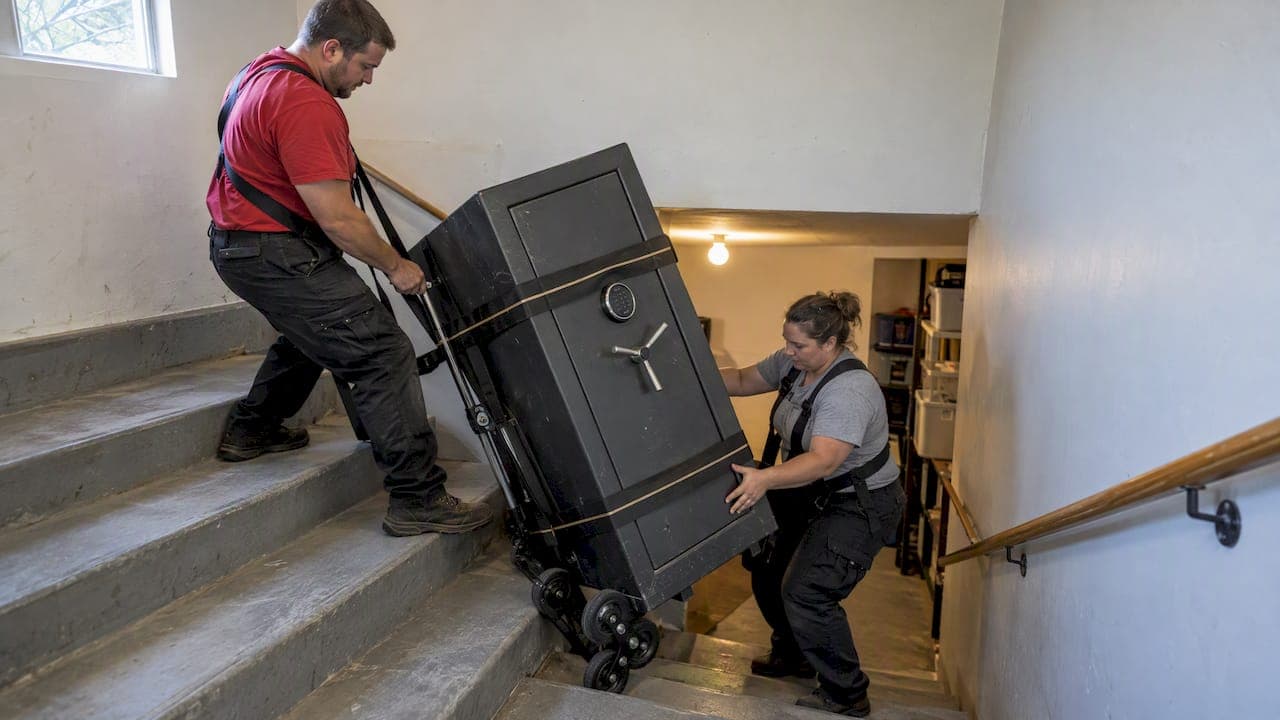 How to Move a Safe: Weight, Gear, Crew and Cost