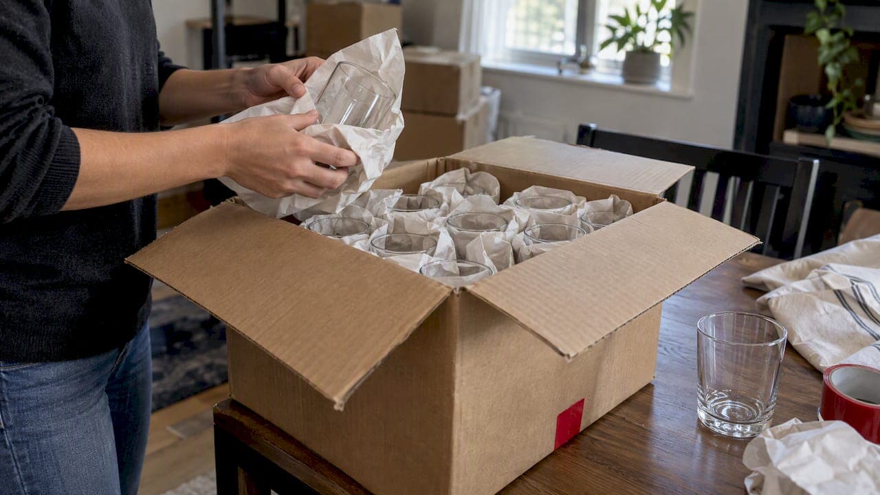 How to Pack Glasses for a Move Without Breaking Them